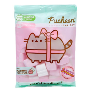 PUSHEEN воздушный зефир для десертов, 125 г