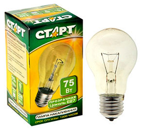 Лампа накаливания 1 шт СТАРТ Б 75Вт Е27 куп 54₽