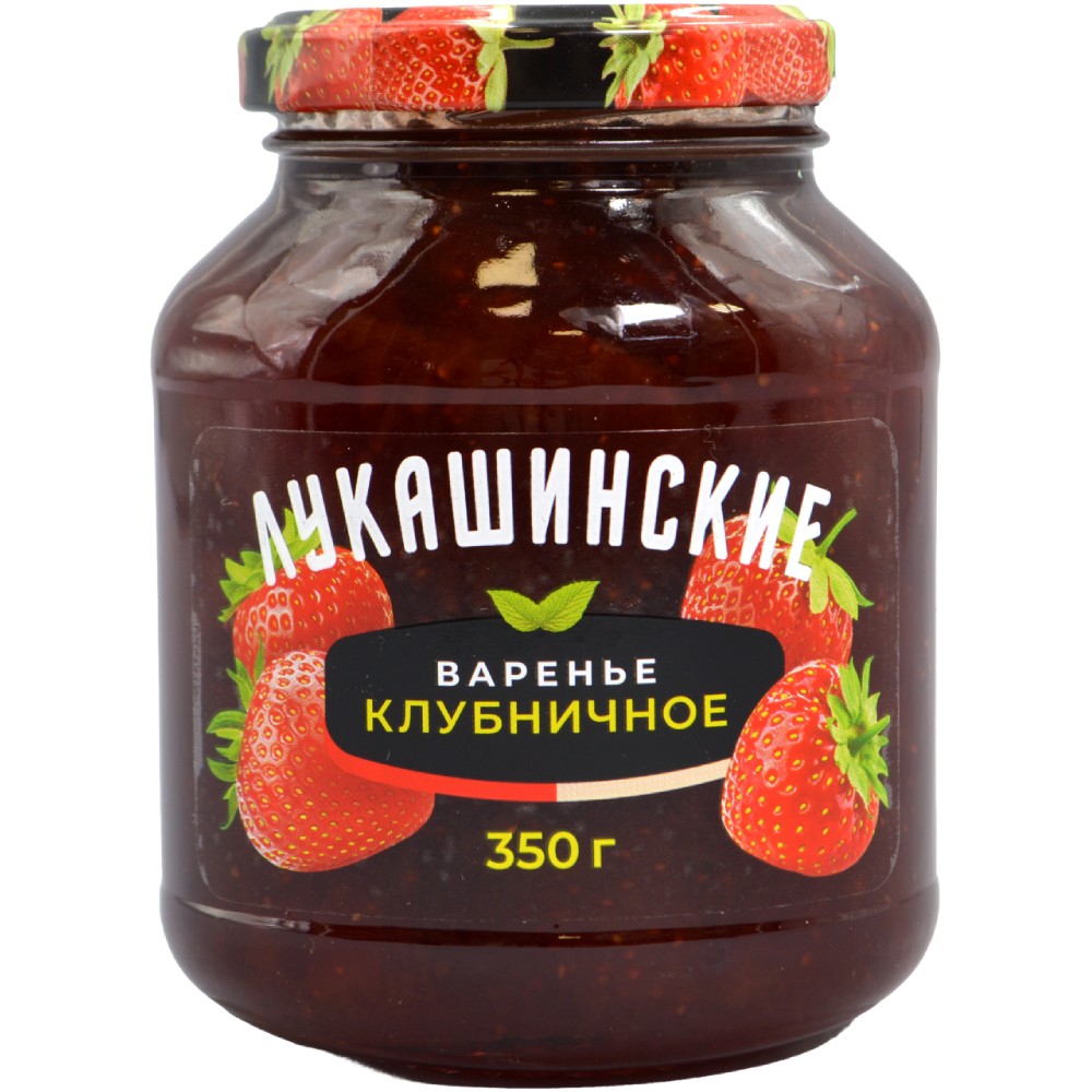 Варенье Лукашинские 350г клубничное стб 330₽