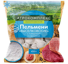 Пельмени Выселковские замороженные Агрокомплекс 450гр