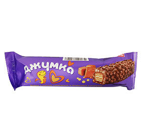 Вафли с мягкой карамелью и воздушной кукурузой Джумка 37гр