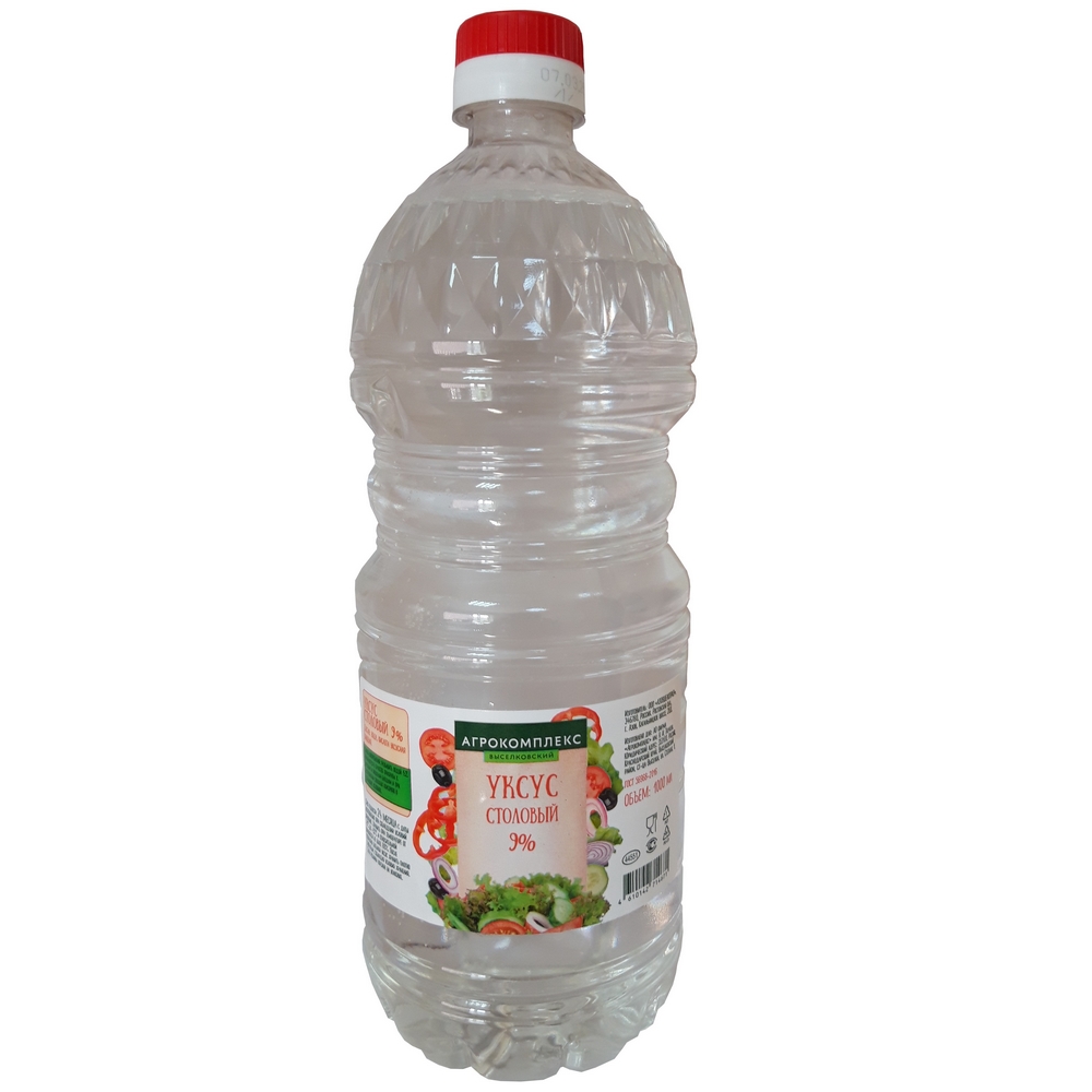 Уксус столовый 9 1л ПЭТ СТМ Агрокомплекс 50₽