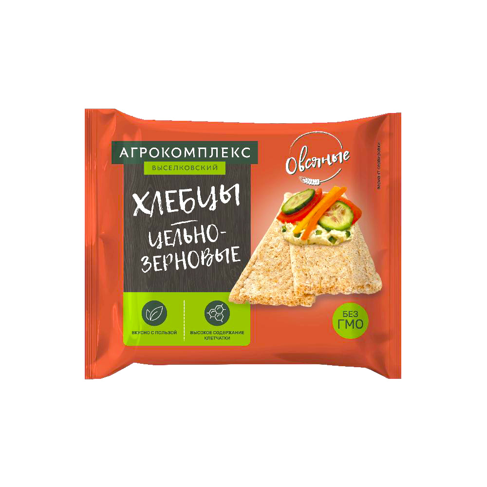Хлебцы хрустящие овсяные 100гр 33₽