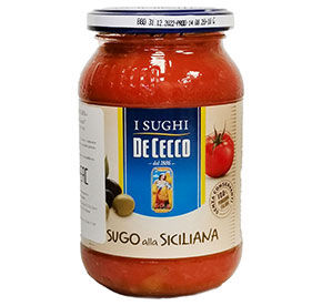 Соус De Cecco Томатный с оливками Siciliana 400гр