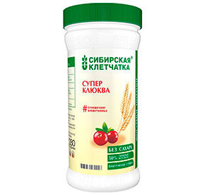 Клетчатка Сибирская Суперклюква 280гр