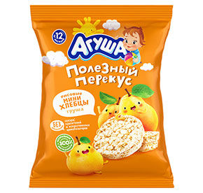 Хлебцы Агуша Груша 30гр флоупак