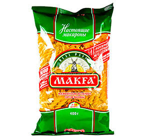 Макфа 400г Спирали мак.издел.1х20