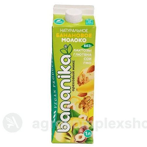 Напиток Bananika ореховый микс 1л