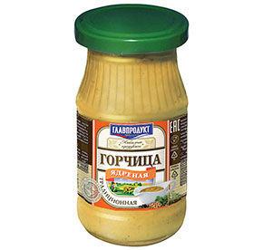 Горчица Главпродукт Ядреная с/б 170гр