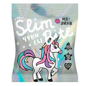 Мармелад Фруктово-ягодный Bite Slim Unicorn Малина 20гр