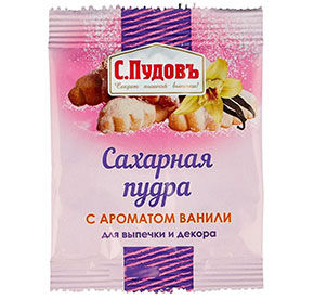 Сахарная пудра с ароматом ванили Пудовъ м/у 40г