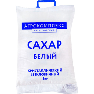 Сахар белый свеклович.кристал.кат.ТС2 1,0 кг Агрокомплекс