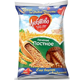 Печенье затяжное Постное Любятово 300гр