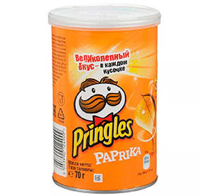 Чипсы Pringles со вкусом паприки 70гр