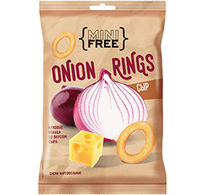 Луковые кольца MiniFree Сыр 45 г