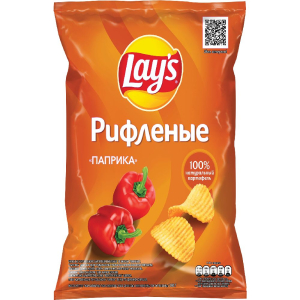 Чипсы рифленые Lay's Паприка 140г м/у
