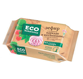 Зефир Eco-botanica с экстрактом каркаде и вкусом малины 135гр