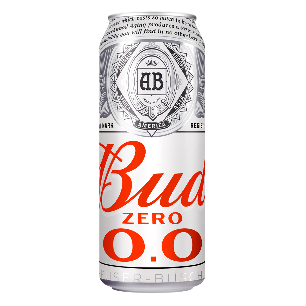 Bud zero безалкогольное 450мл