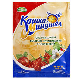 Кашка-Минутка Кунцево с земляникой 37гр