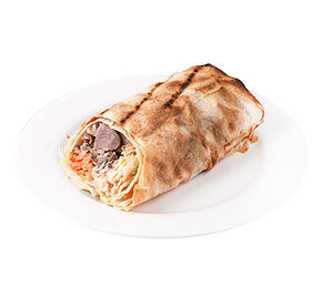 Шаурма со свининой с морковью по-корейски и капустой 0,2 кг