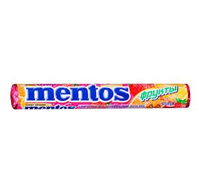 Жевательное драже Mentos Фрукты 37 г
