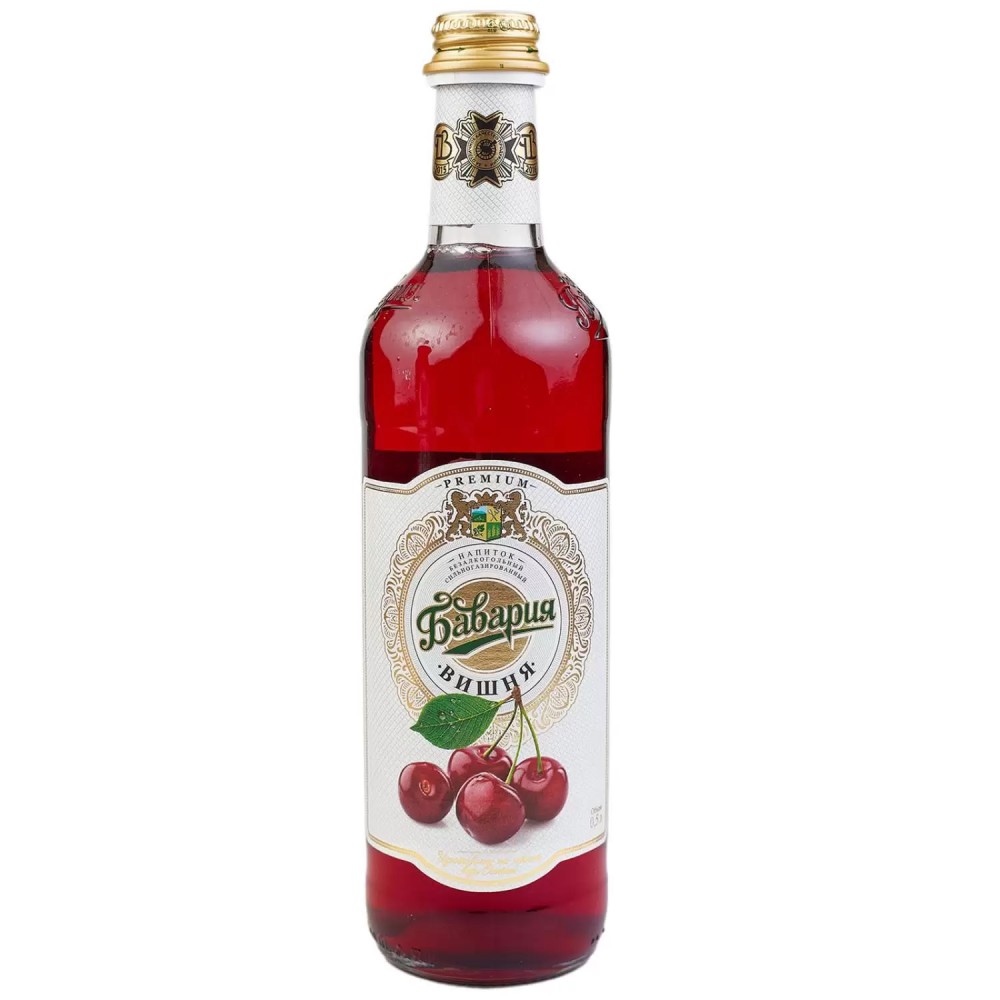 БАВАРИЯ газ напиток ба Премиум Вишня 05л стекло газ 90₽