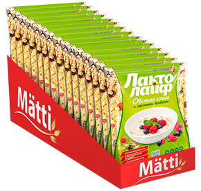 Matti Каша овсяная лесные ягоды 40гр