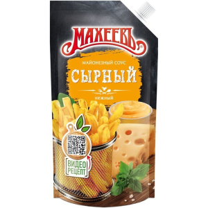 Соус Махеевъ майонезный "Сырный" Махеев, 200мл 50,5%, д/п 