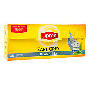 Чай Lipton earl grey tea пакетики 25шт