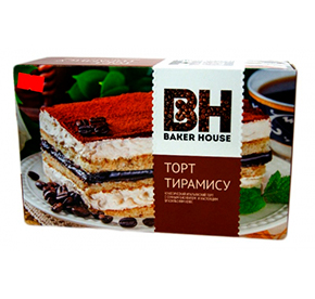 Торт бискBaker HouseТирамису 350г8шт 310₽