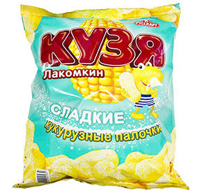 Кукурузные палочки Кузя Лакомкин 100гр