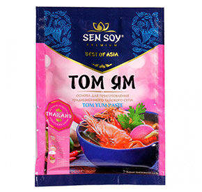 Основа для супа "Том Ям" тайская кухня пак. 80гр/15шт "Сэн сой"