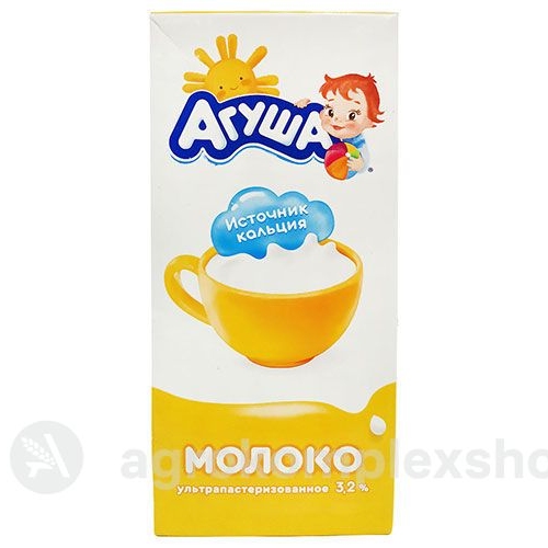 Молоко стерилизованное Агуша 3,2% 1л