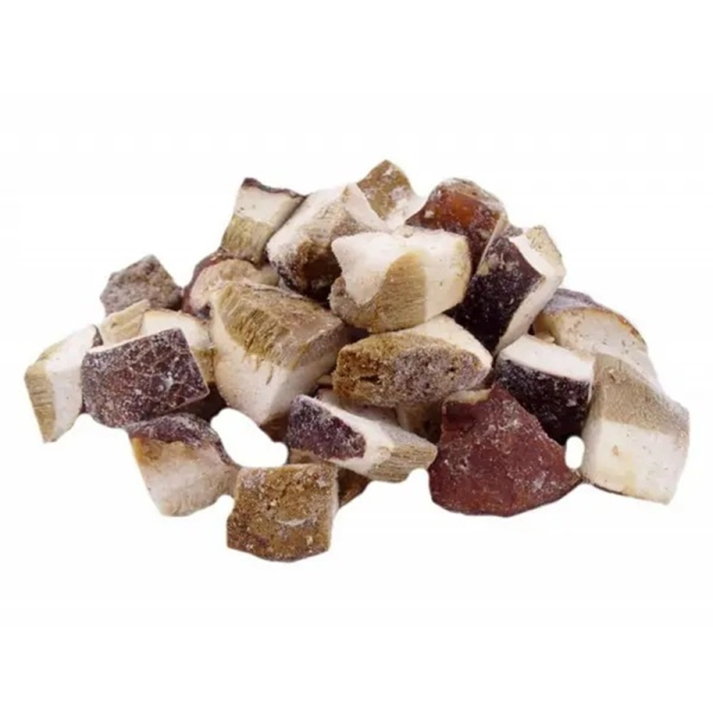 Грибы белые резаные, кубики 10кг кор ГОСТ Россия (ПУ) (КОР) (для Мантеры)