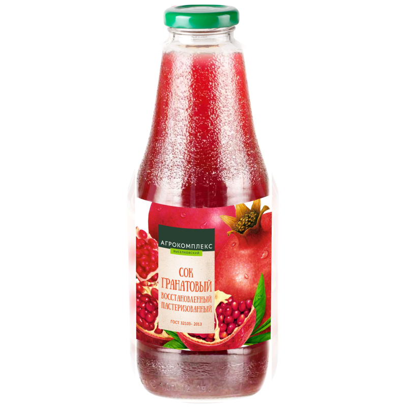 Сок гранатовый Агрокомплекс 1л