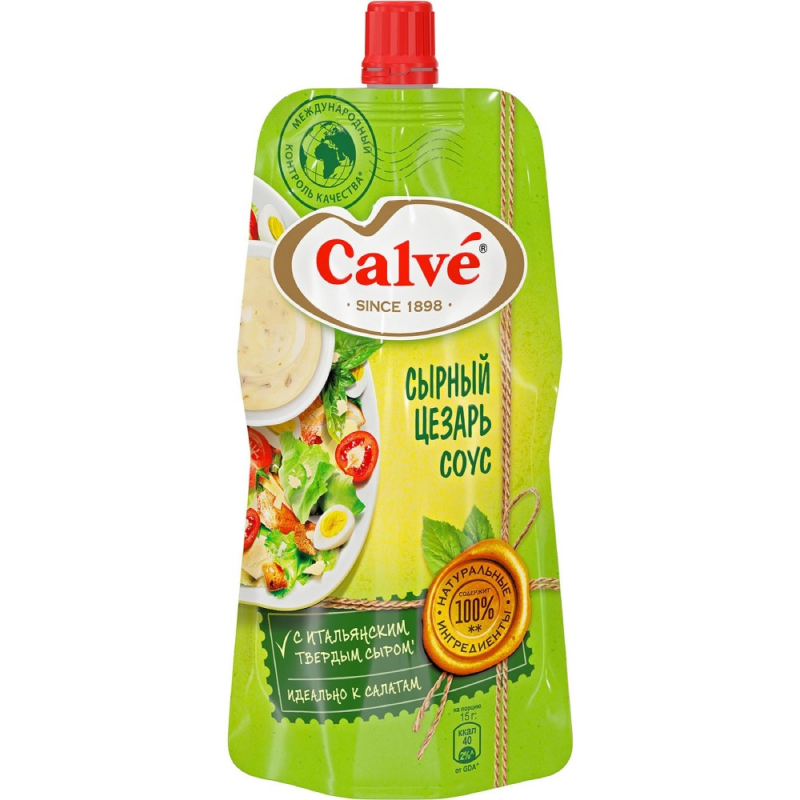 Соус сырный цезарь Calve 230гр