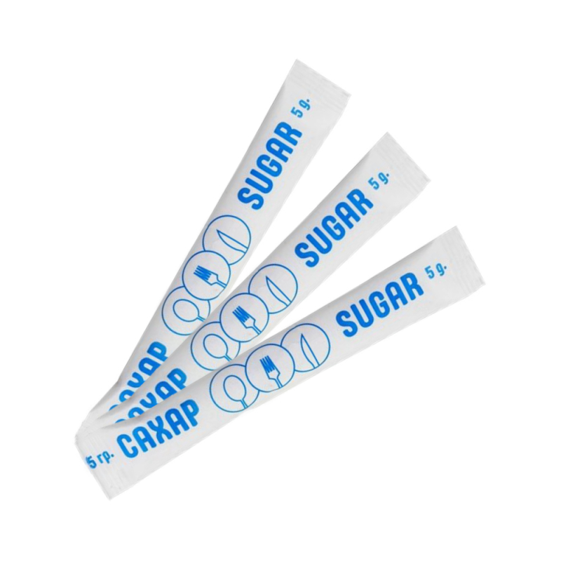 Сахар стики Казино 5 гр (2000 штук/10 кг) (для Мантеры)