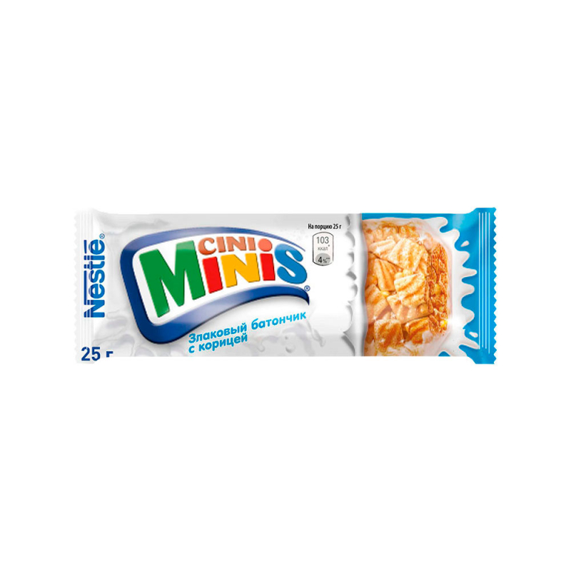 Cini-Minis батончик злаковый 25гр