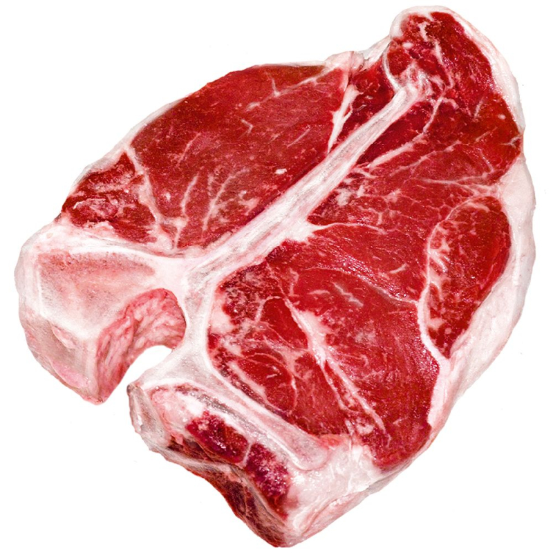 П/ф мяс.из выс.гов.порц.м/к кат.Б Стейк Ти-бон "T-bone steak" (Select) зам.вак.уп. 1 кг Агрокомплекс