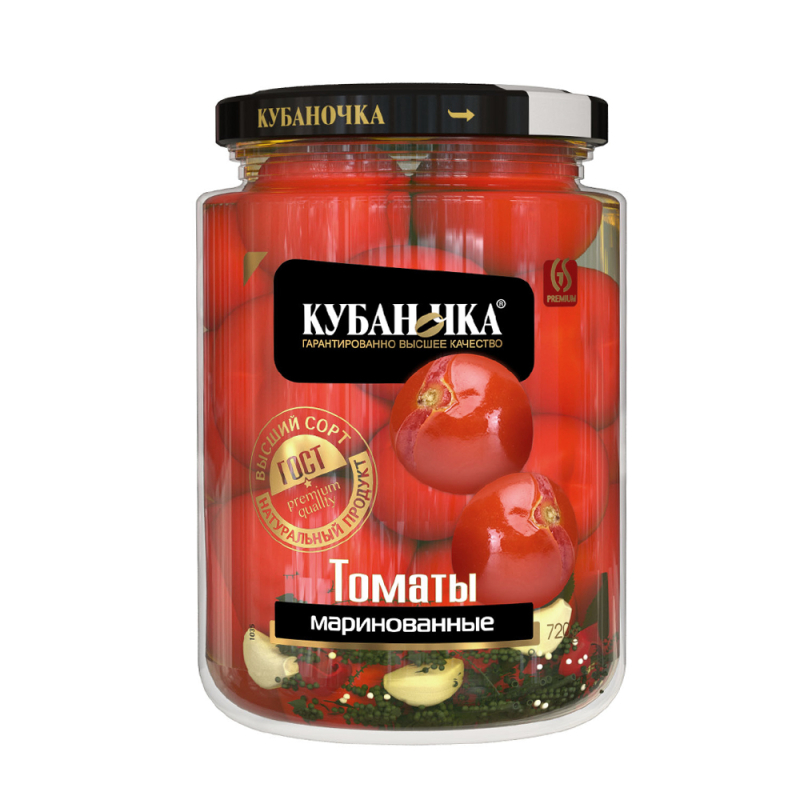 Томаты маринованные Кубаночка 720гр