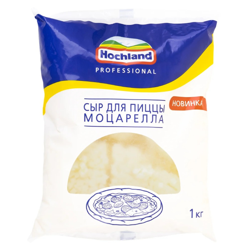 СЫР МОЦАРЕЛЛА для пиццы 1 кг Hochland (для Мантеры)