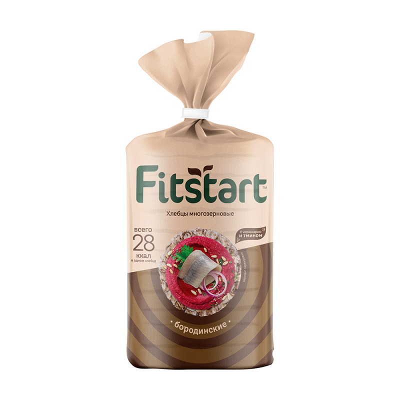 Хлебцы 90 г Fitstart многозерновые Бородинские п/эт