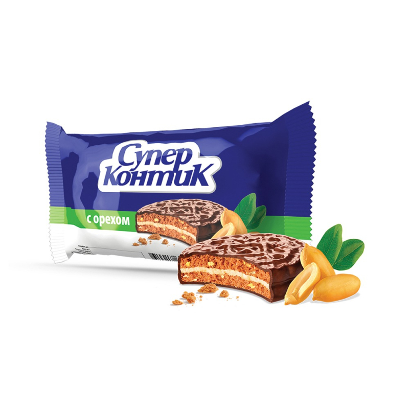 Печенье "Супер-Контик" с орехом 100 гр.