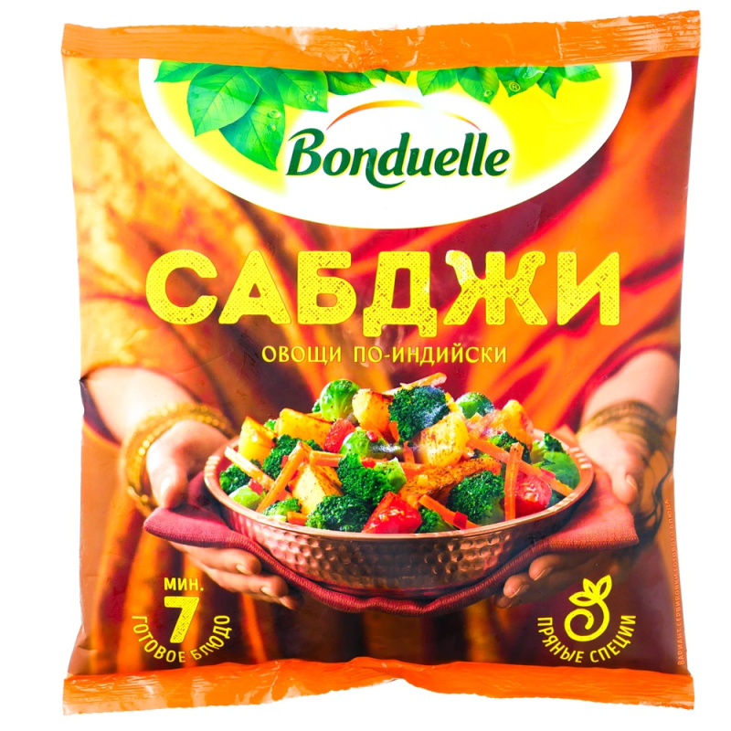 Замороженная смесь Бондюэль Сабджи (Индия) 0,4 кг