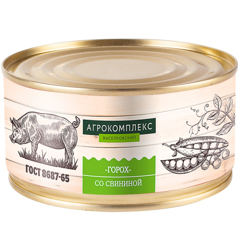 Горох со свининой 325гр