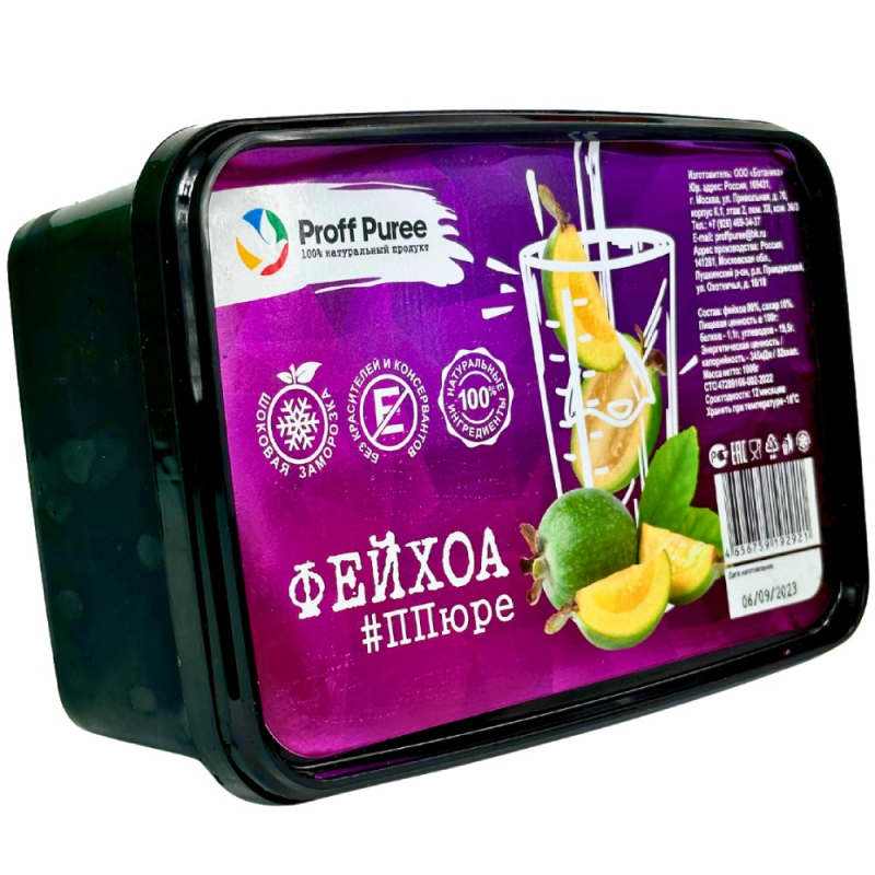 Proff Puree Фейхоа 1000 гр (для Мантеры)