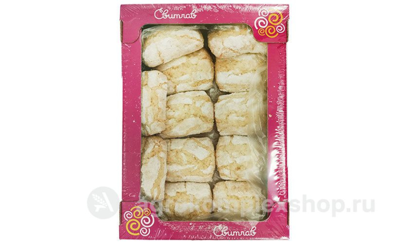 Печенье сдобное Творожное 350гр к/у Сладофф