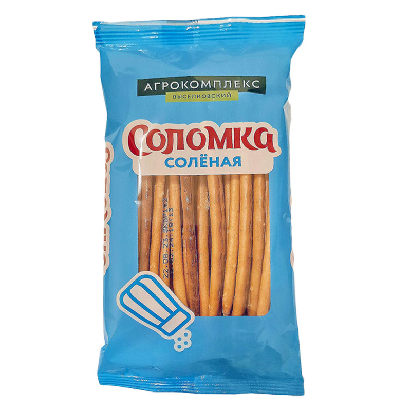 Соломка соленая Агрокомплекс 100гр