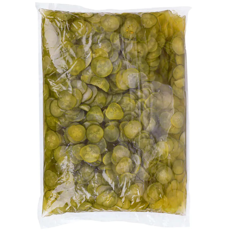 Огурцы маринованные слайсы ТД Азия 1,3кг(для Мантеры) 