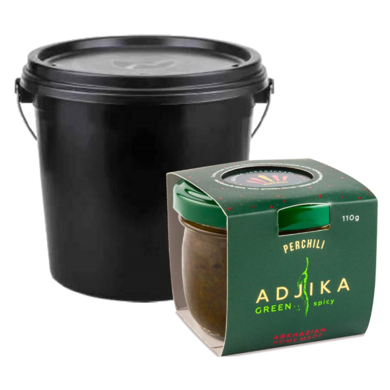 Аджика "Абхазская" острая зелёная Perchili 1л бл/б (Мантера)